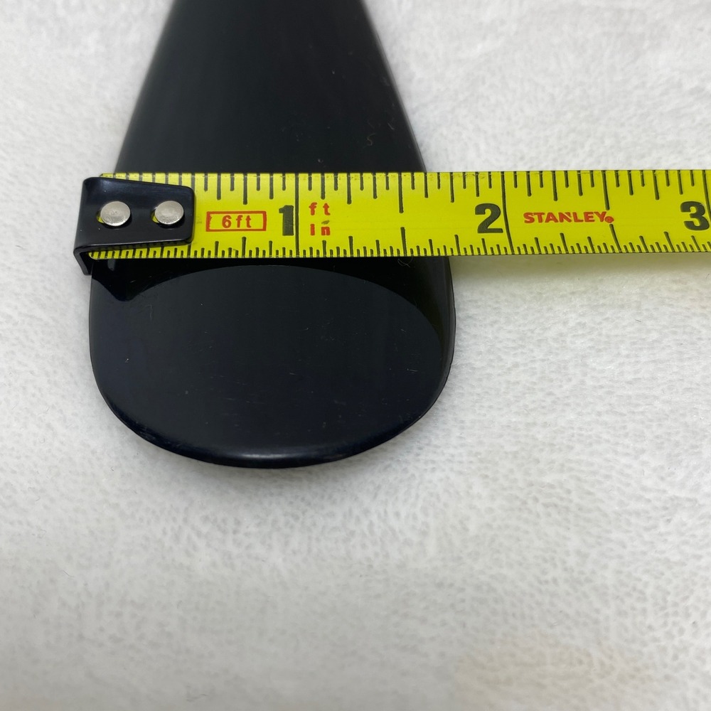 VTG Black Bakelite Lion's Head Shoe Horn Brass Ring Decorative Handle Japan - Picture 12 of 12